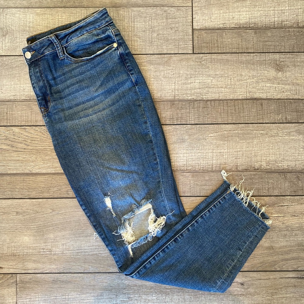 Judy Blue Destroyed Knee Skinny- 15
